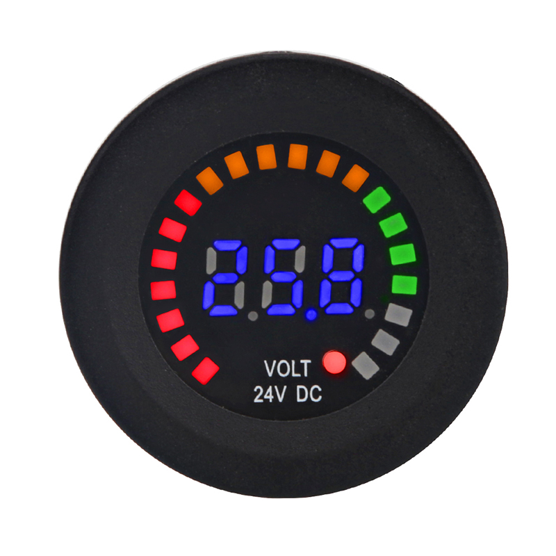 Light Meter Incident - 24V 12V DC โวลต์มิเตอร์สี LED Digital