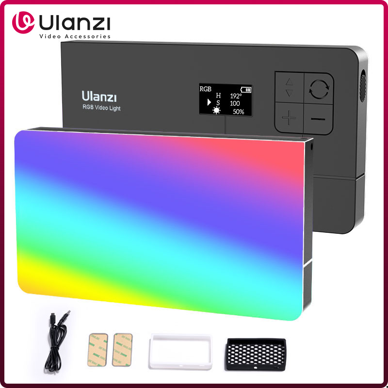 Pixel Art Led Panel - Ulanzi LT002ไฟ LED แฟลชวิดีโอพกพา7นิ้ว, แผงไฟ RGB