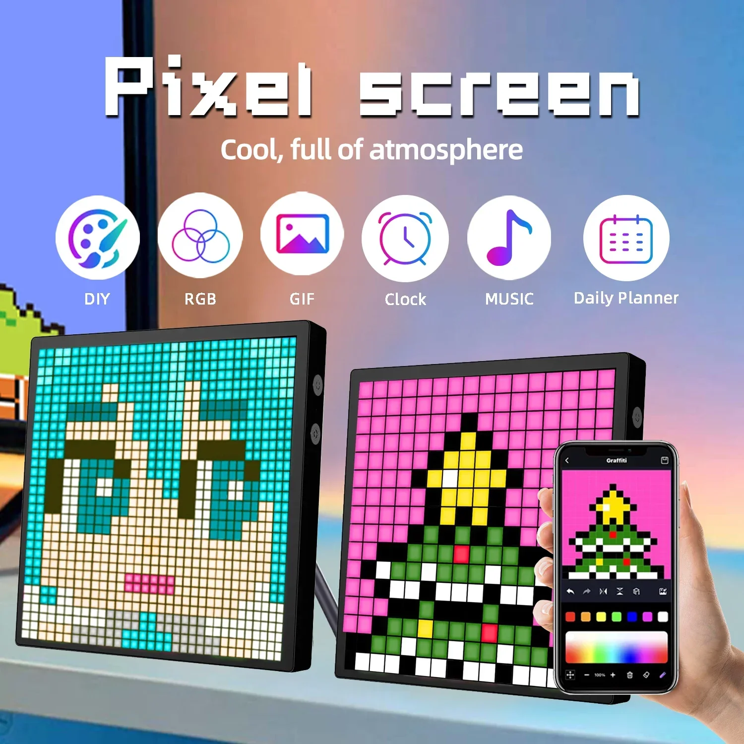 Pixel Art Led Panel - สมาร์ท LED Matrix พิกเซล RGB DIY