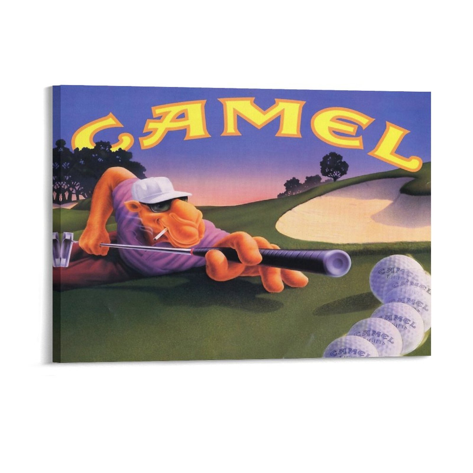 Photography Pose - Vintage Joe Camel รูเล็ตโฆษณาผ้าใบภาพวาด Party Club