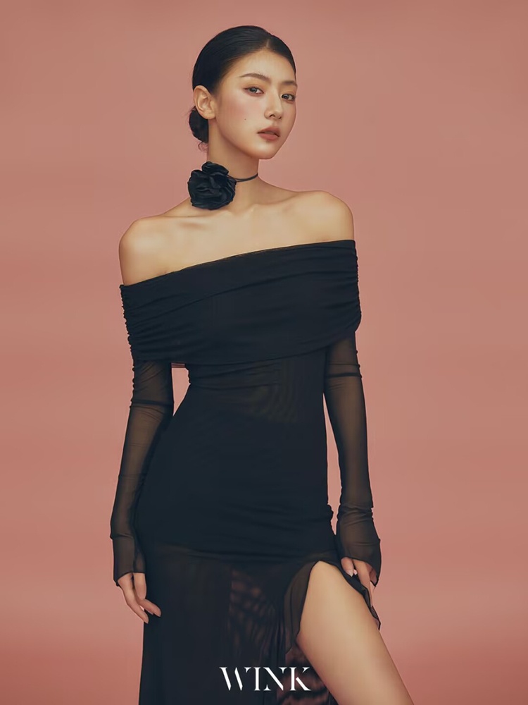 Photography Outfits - ชุดถ่ายภาพสตูดิโอสำหรับถ่ายภาพบุคคลแฟชั่นพรีเมียมใหม่ปี 2026 สไตล์นิตยสารศิลปะสีดำสำหรับเสื้อผ้าผู้หญิง