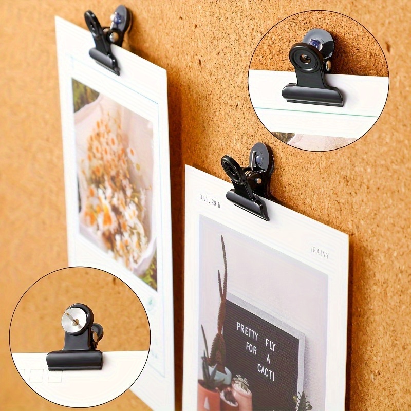 Photography Paper - หมุดปักกระดาน คลิปหนีบกระดาษ หมุดติดกระดาน คลิปหนีบเอกสาร คลิปหนีบกระดาษขนาดเล็ก คลิปหนีบกระดาษแบบสปริง