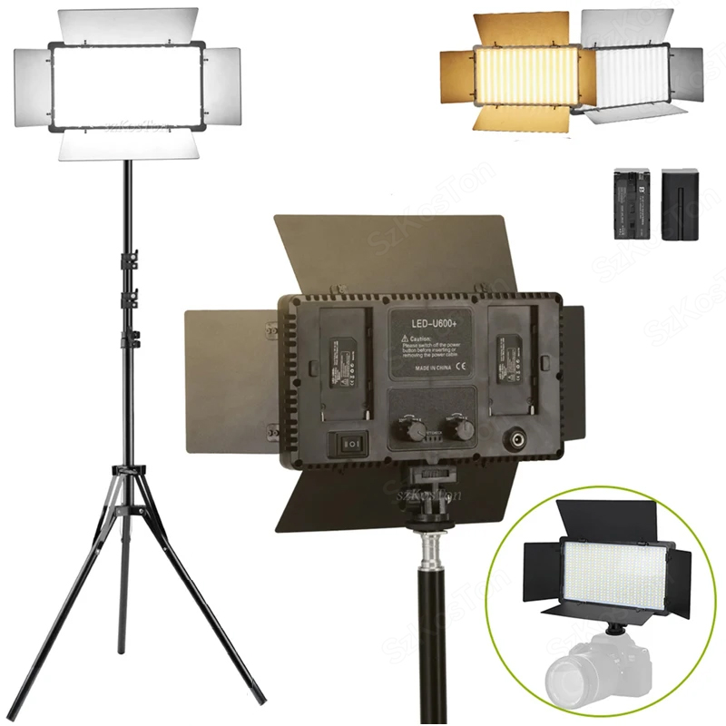 Pixel Art Led Panel - U800 U600 LED Photo Studio แฟลชวิดีโอการบันทึกชุดไฟถ่ายภาพการถ่ายภาพแผง