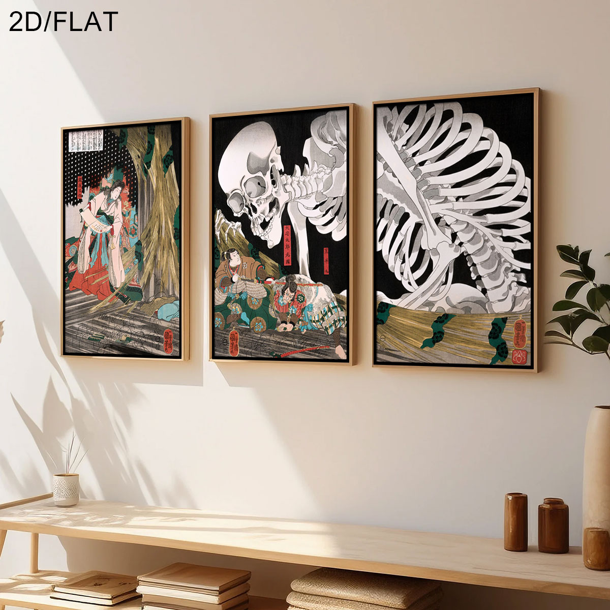 3 ชิ้น ภาพพิมพ์บนผ้าใบลาย Taki - Photography Pose บทวิจารณ์และราคา