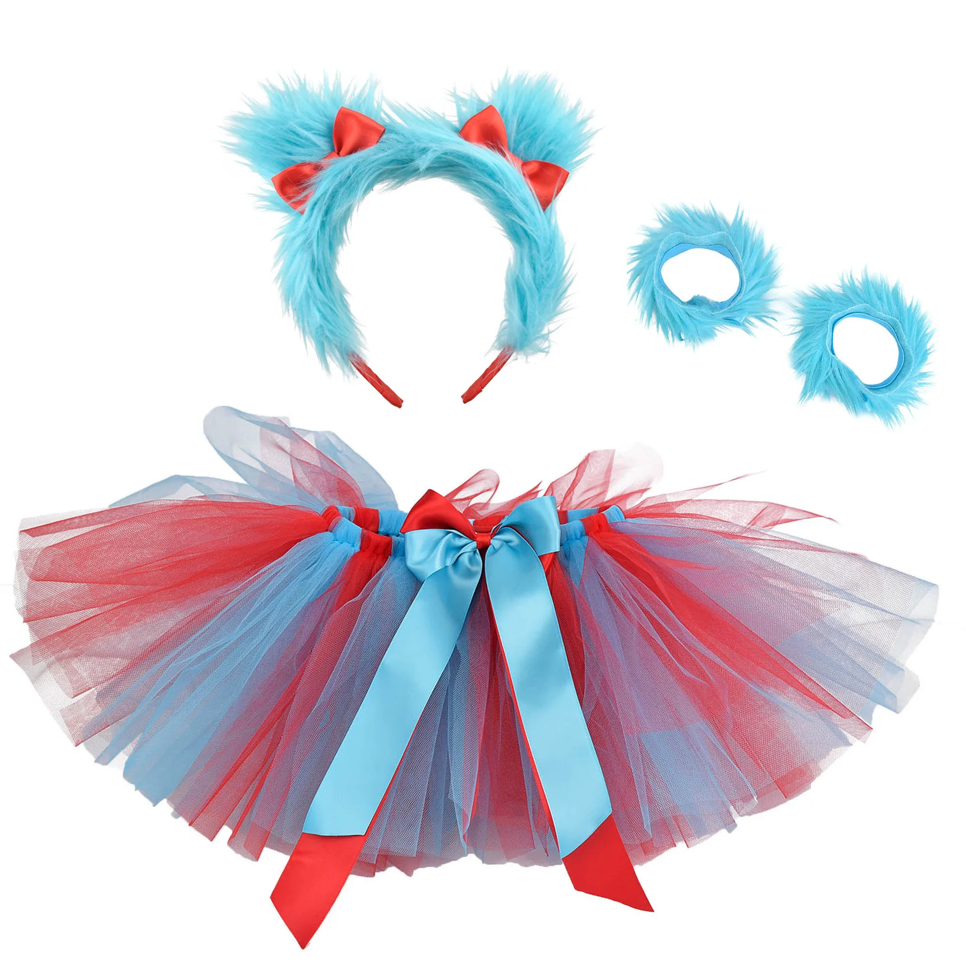 ชุดกระโปรงฟูฟ่องสีแดงอมฟ้า รุ่ - Photography Outfits บทวิจารณ์และราคา