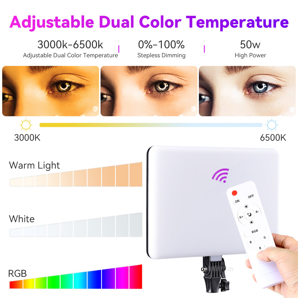 RGB 14 ''LED Video Light รีโมท - Pixel Art Led Panel บทวิจารณ์และราคา