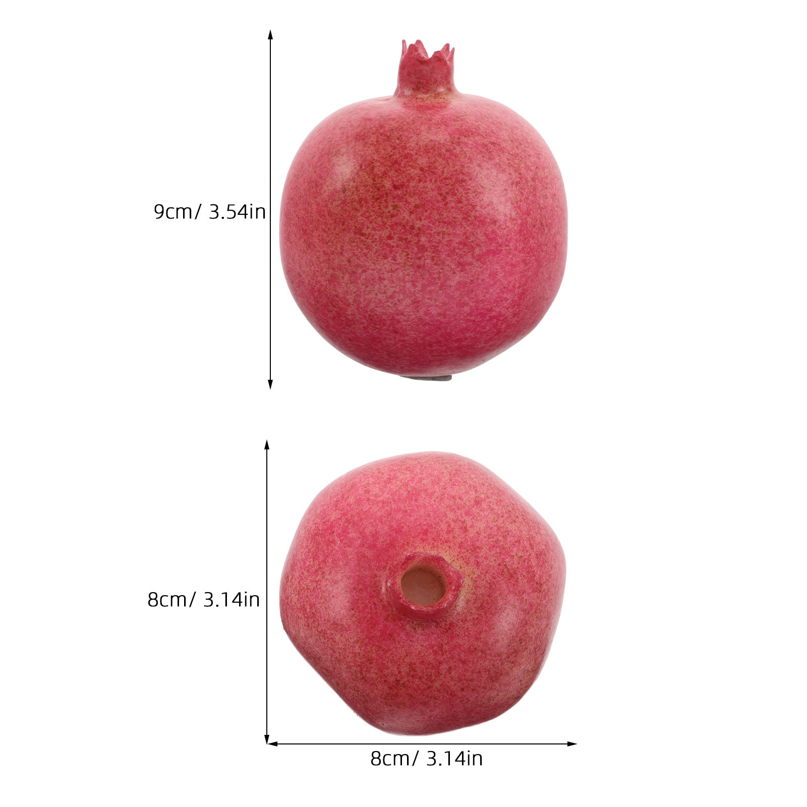 ผลทับทิมเทียม 4 ชิ้น ของตกแต่ง - Photography Of Food บทวิจารณ์และราคา