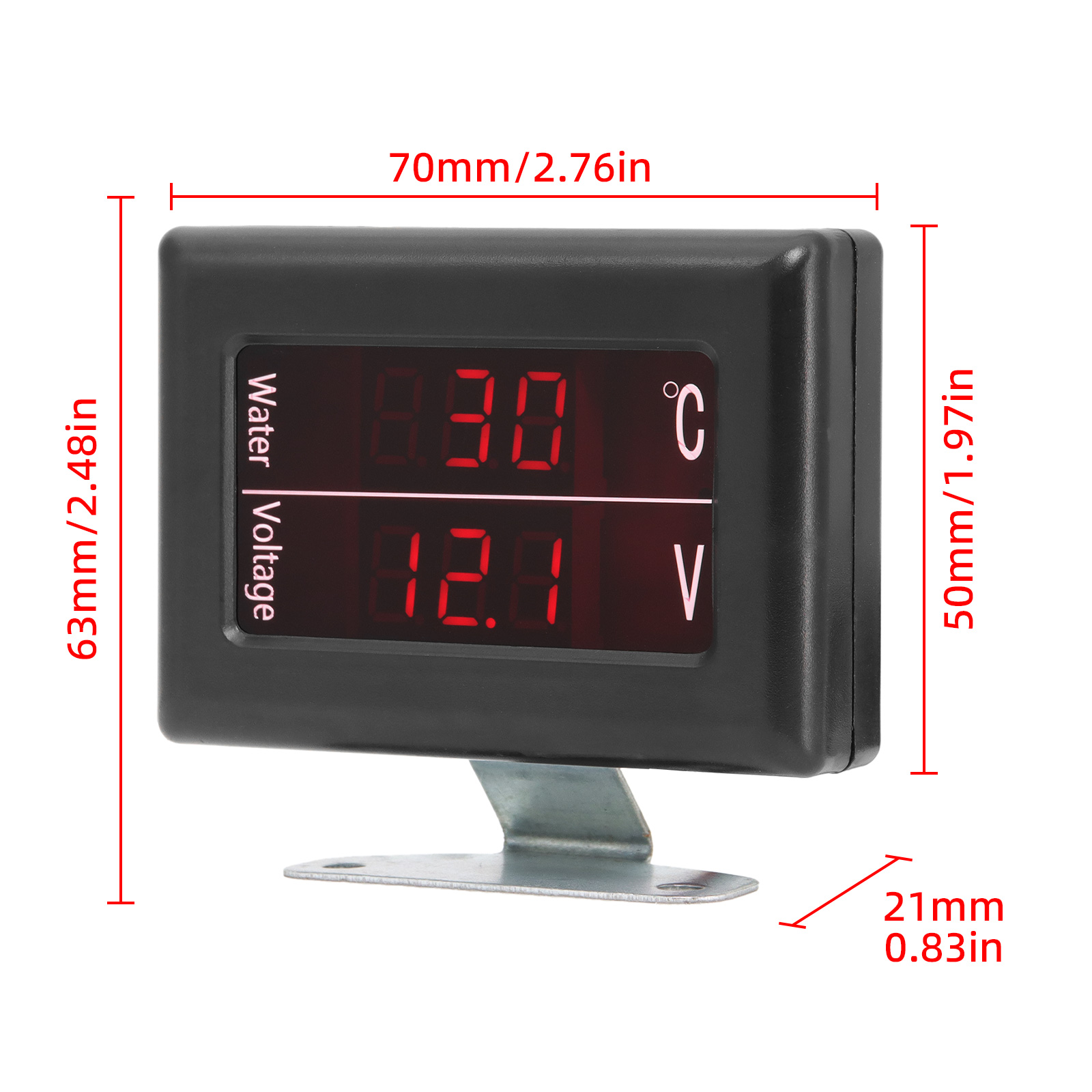 เกจวัดอุณหภูมิน้ำและแรงดันไฟฟ้ - Light Meter Incident บทวิจารณ์และราคา