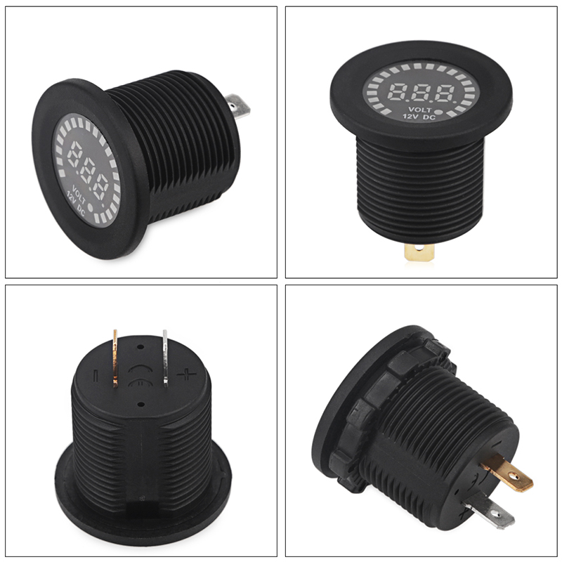 24V 12V DC โวลต์มิเตอร์สี LED  - Light Meter Incident บทวิจารณ์และราคา