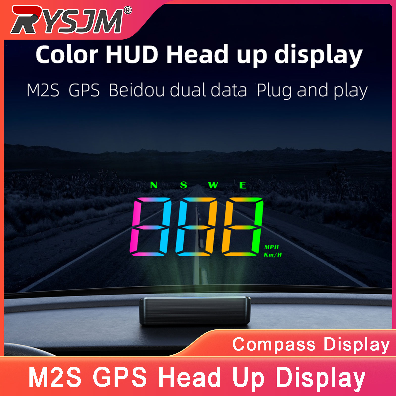 จอแสดงผลบนกระจกหน้ารถ M2S HUD  - Light Meter Incident บทวิจารณ์และราคา