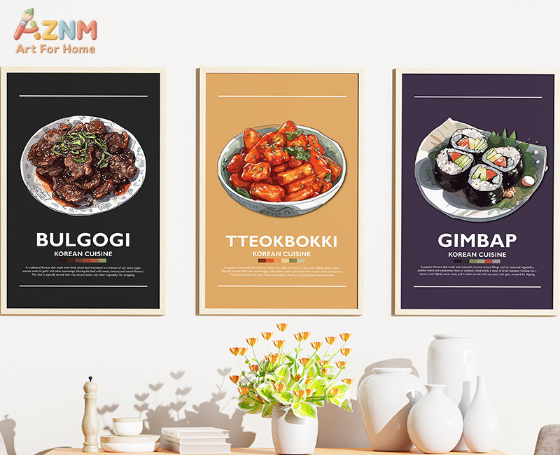 AZNM โปสเตอร์ผ้าใบไร้กรอบ อาหา - Photography Of Food บทวิจารณ์และราคา