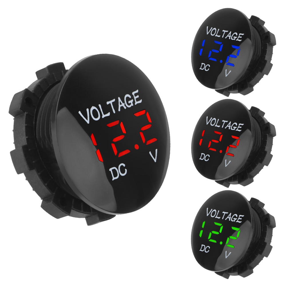 DC 12 V-24 V MINI DIGITAL Volt - Light Meter Incident บทวิจารณ์และราคา