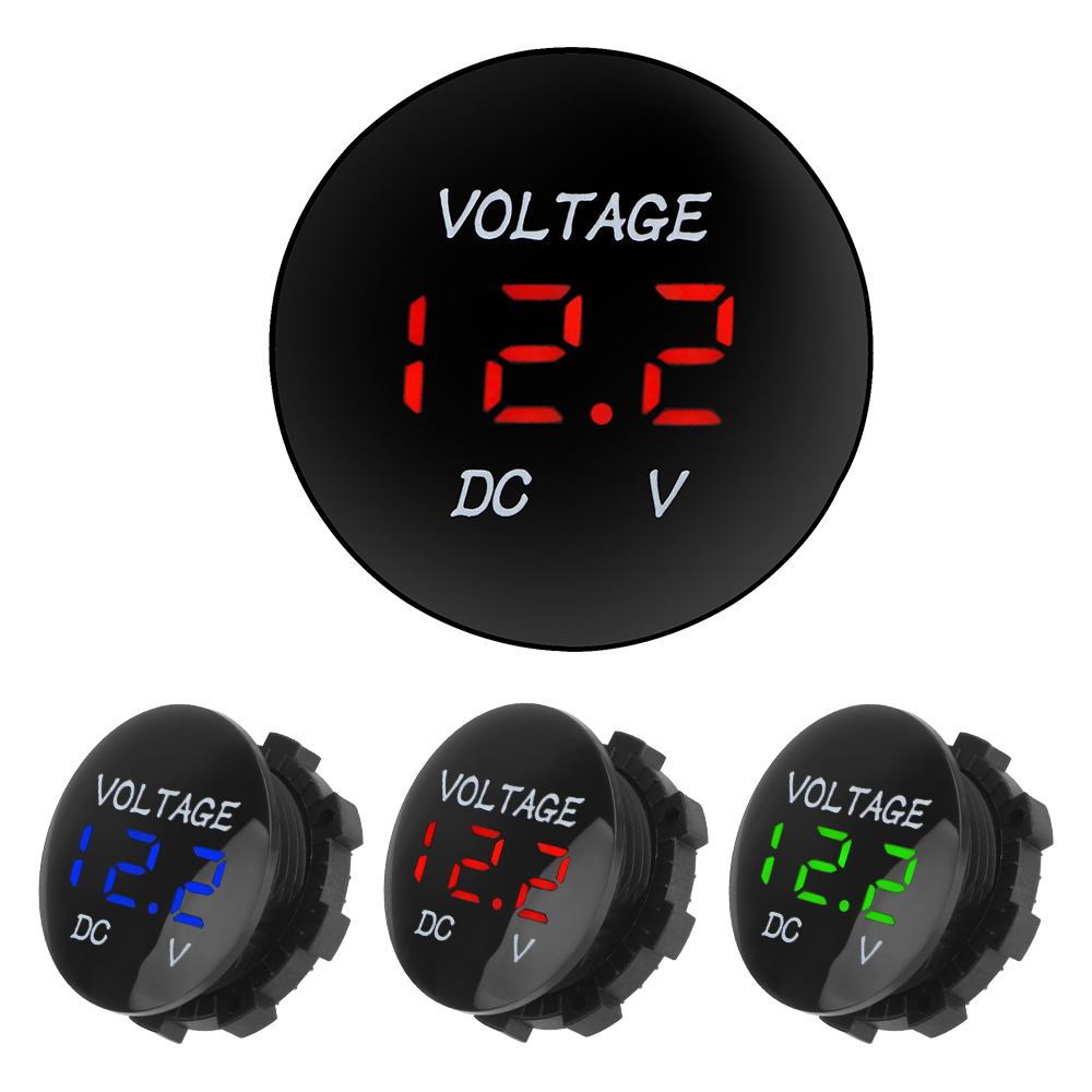DC 12 V-24 V MINI DIGITAL Volt - Light Meter Incident บทวิจารณ์และราคา