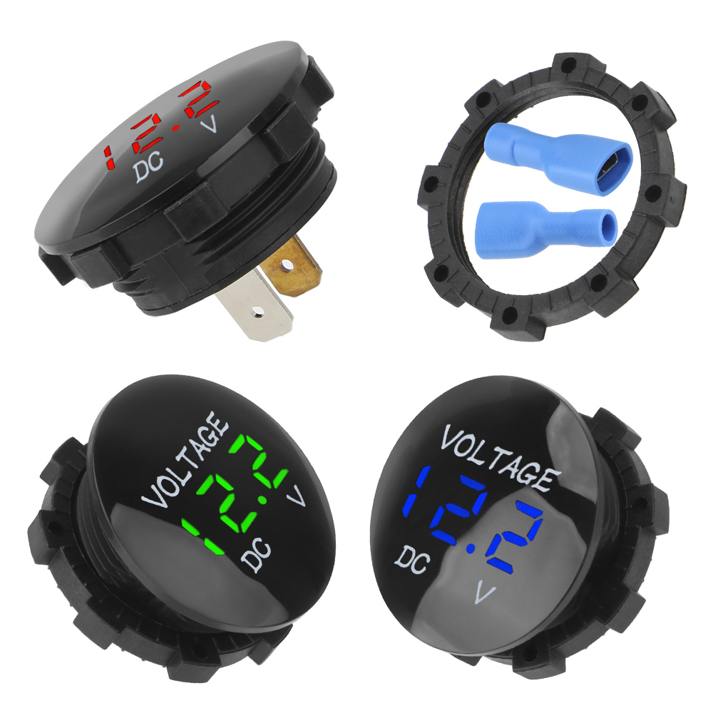 DC 12 V-24 V MINI DIGITAL Volt - Light Meter Incident บทวิจารณ์และราคา