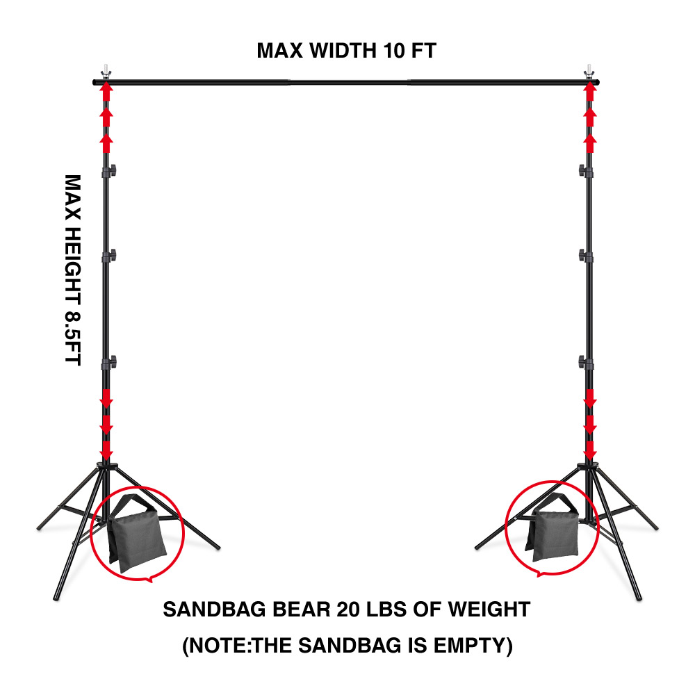 ฉากหลังชุดระบบรองรับพื้นหลังสำ - Photography Hacks บทวิจารณ์และราคา