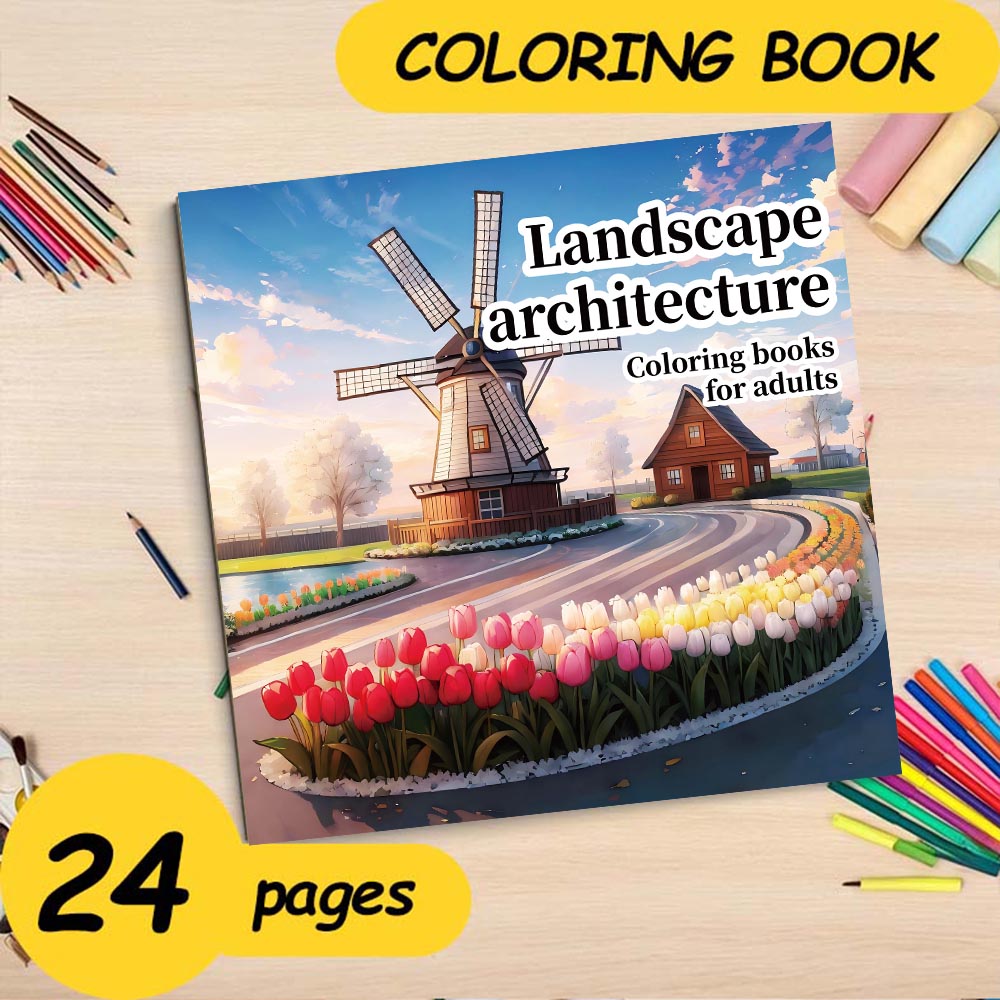 สมุดระบายสีภูมิทัศนศาสตร์สำหรั - Photography Of Book บทวิจารณ์และราคา