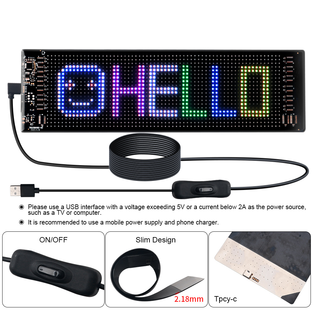แผงไฟ LED เมทริกซ์แบบเลื่อนข้อ - Pixel Art Led Panel บทวิจารณ์และราคา
