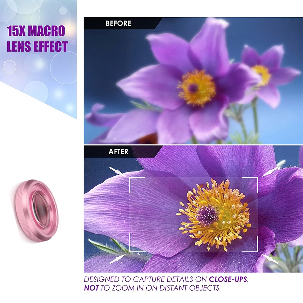 15X Macro เลนส์ 4K HD Professi - Photography Trick บทวิจารณ์และราคา