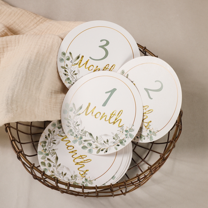 Baby Milestone Number การ์ดอนุ - Photography Paper บทวิจารณ์และราคา