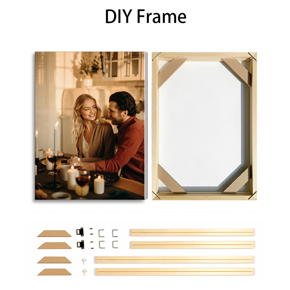 1 PC CUSTOM รูปภาพ DIY กรอบไม้ - Photography Pose บทวิจารณ์และราคา