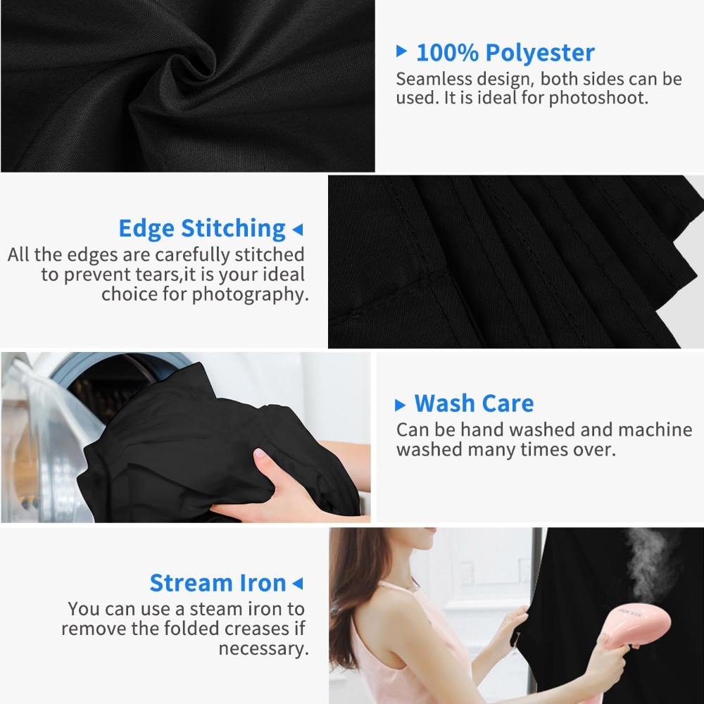 พื้นหลังสีดําสําหรับการถ่ายภาพ - Photography Hacks บทวิจารณ์และราคา
