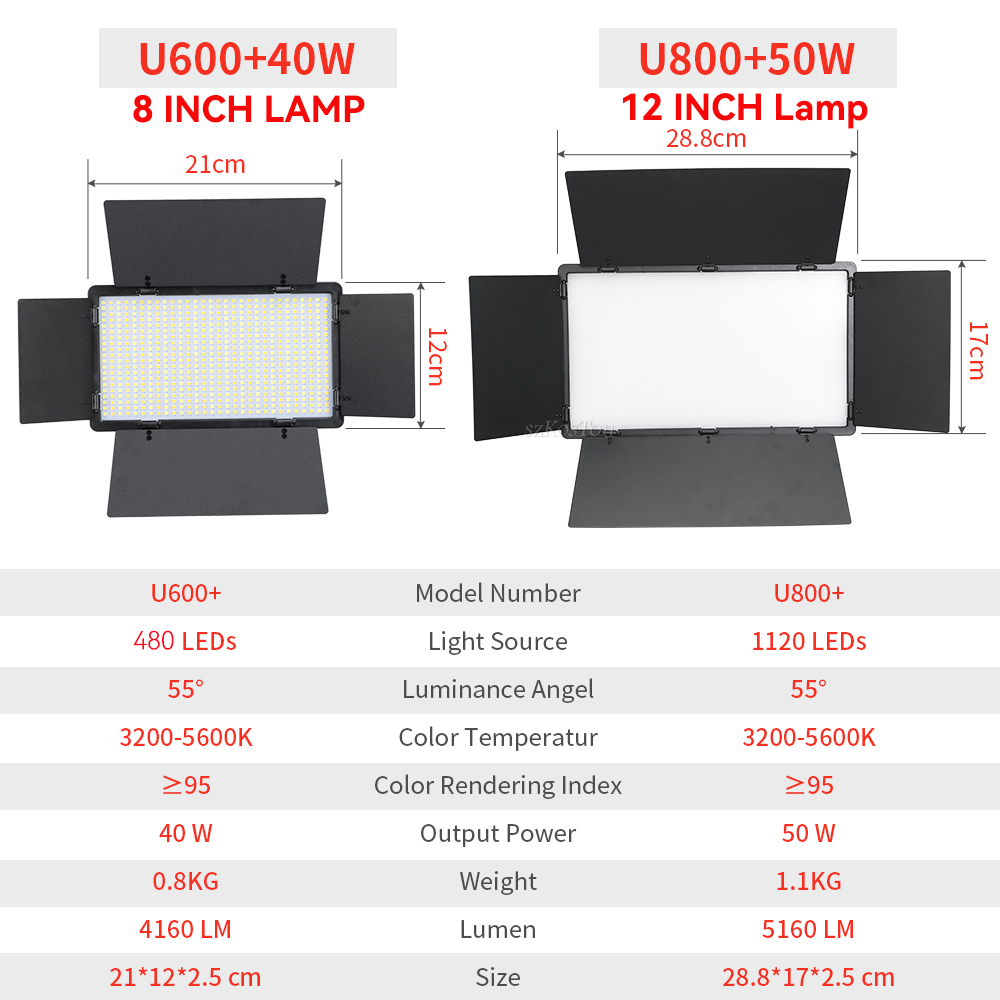 U800 U600 LED Photo Studio แฟล - Pixel Art Led Panel บทวิจารณ์และราคา